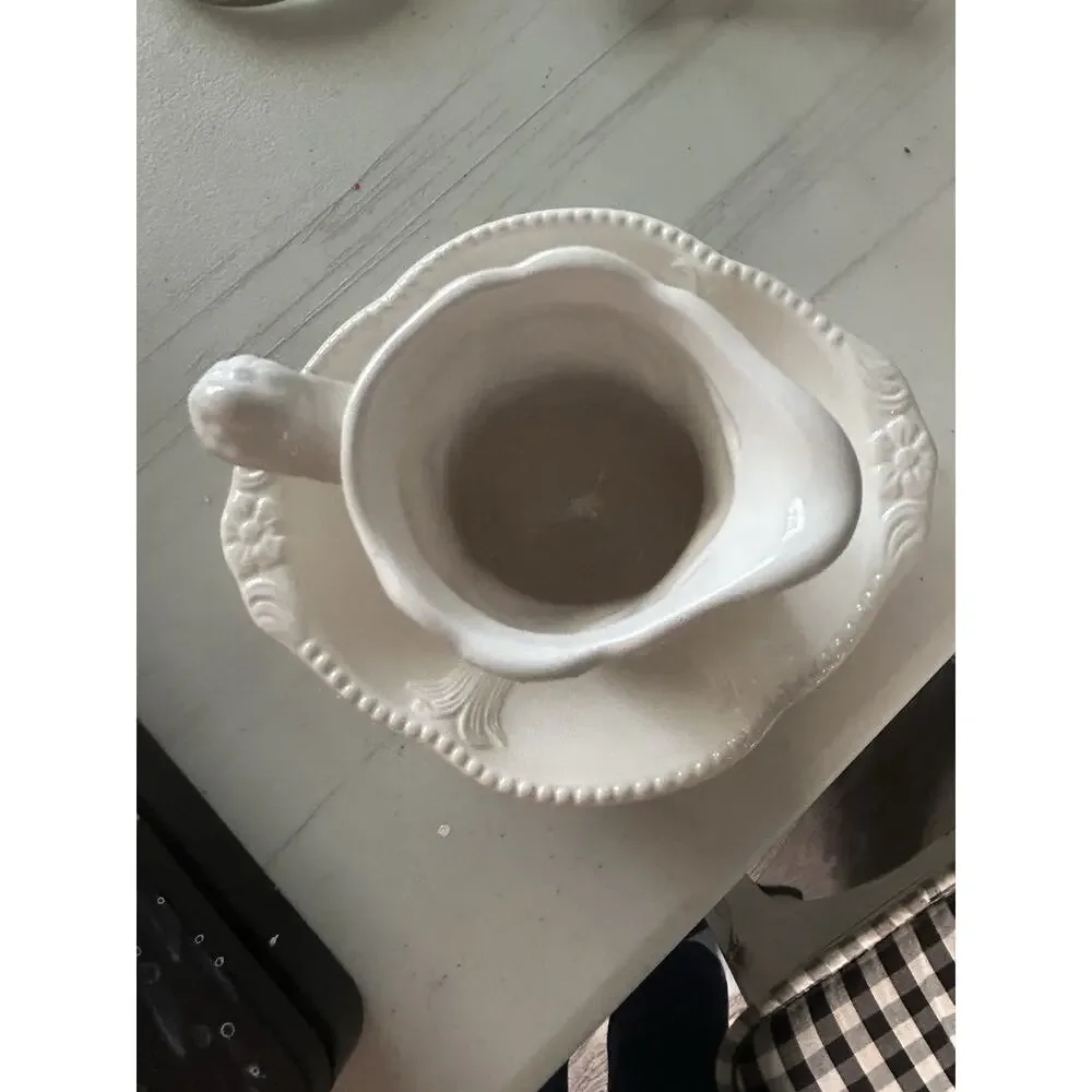 Mini Wash Basin And Pitcher. Vintage. Japan. Victorian Dream Pattern.